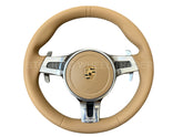 Porsche 911 997 991 Turbo GT 981 987 Panamera Cayenne Sport Steering Wheel Beige