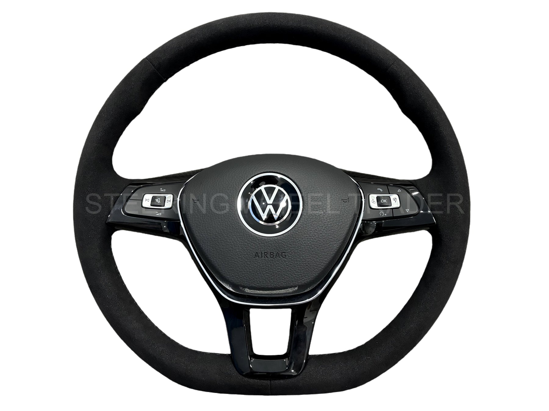 VW Transporter T5.1 T6 Multivan Amarok Caddy Multifunction Alcantara Steering Wheel Manual