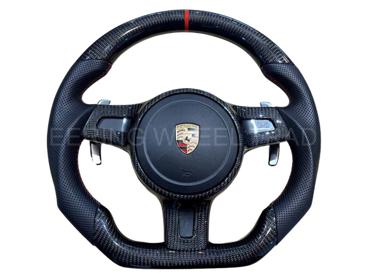 Porsche 911 997 991 Turbo GT 981 987 Panamera Cayenn Carbon Fiber Steering Wheel