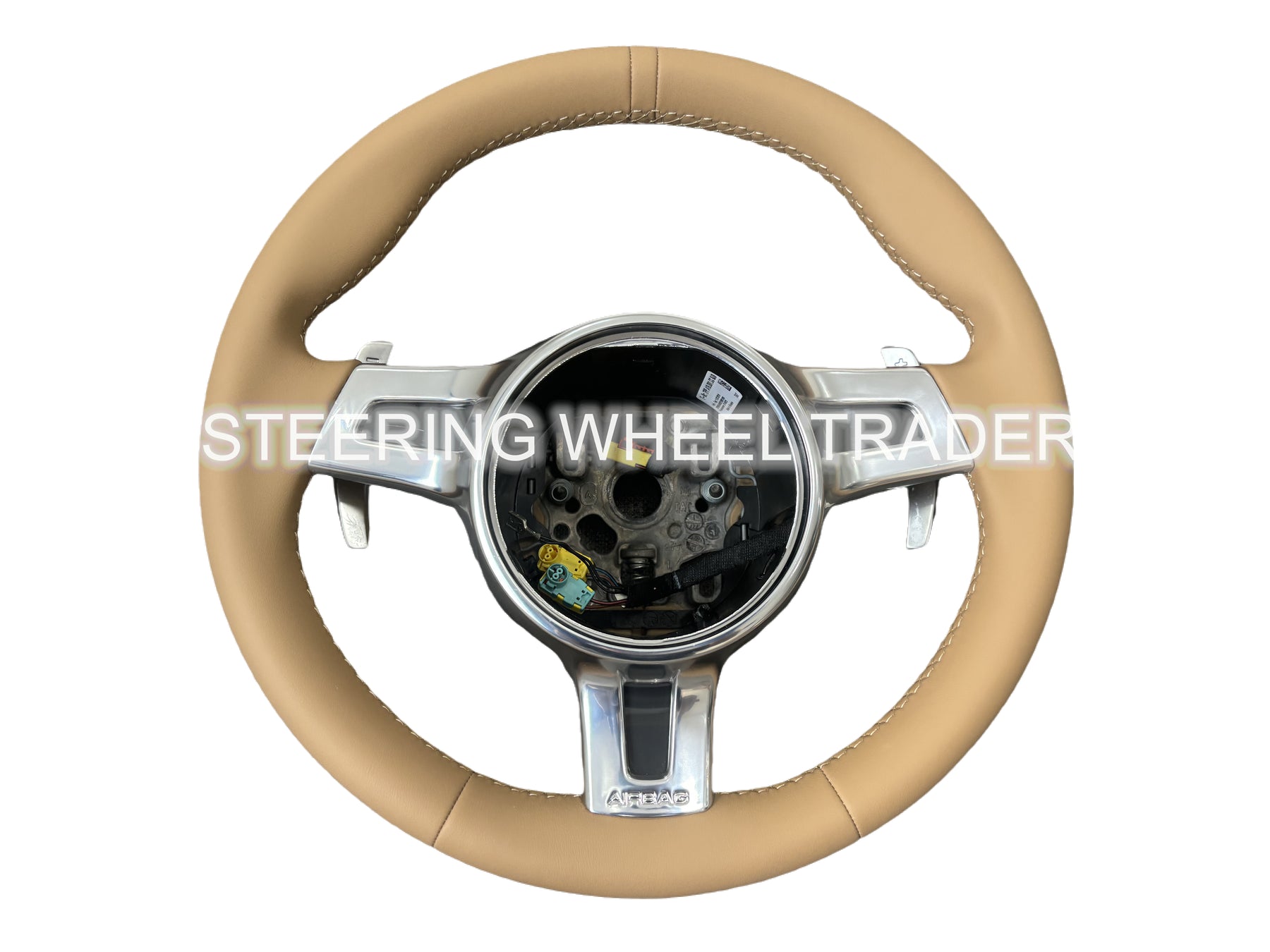 Porsche 911 997 991 Turbo GT 981 987 Panamera Cayenne Sport Steering Wheel Beige