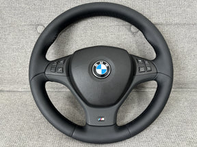 BMW E70 X5 X5M E71 X6 X6M Black Leather M-Sport Steering Wheel Manual