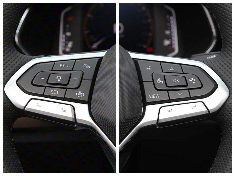 Volkswagen multifunctional button with acc cruise control
