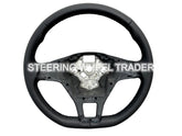 VW GOLF MK7 TRANSPORTER T6 MULITVAN AMAROK PASSAT BLACK LEATHER STEERING WHEEL