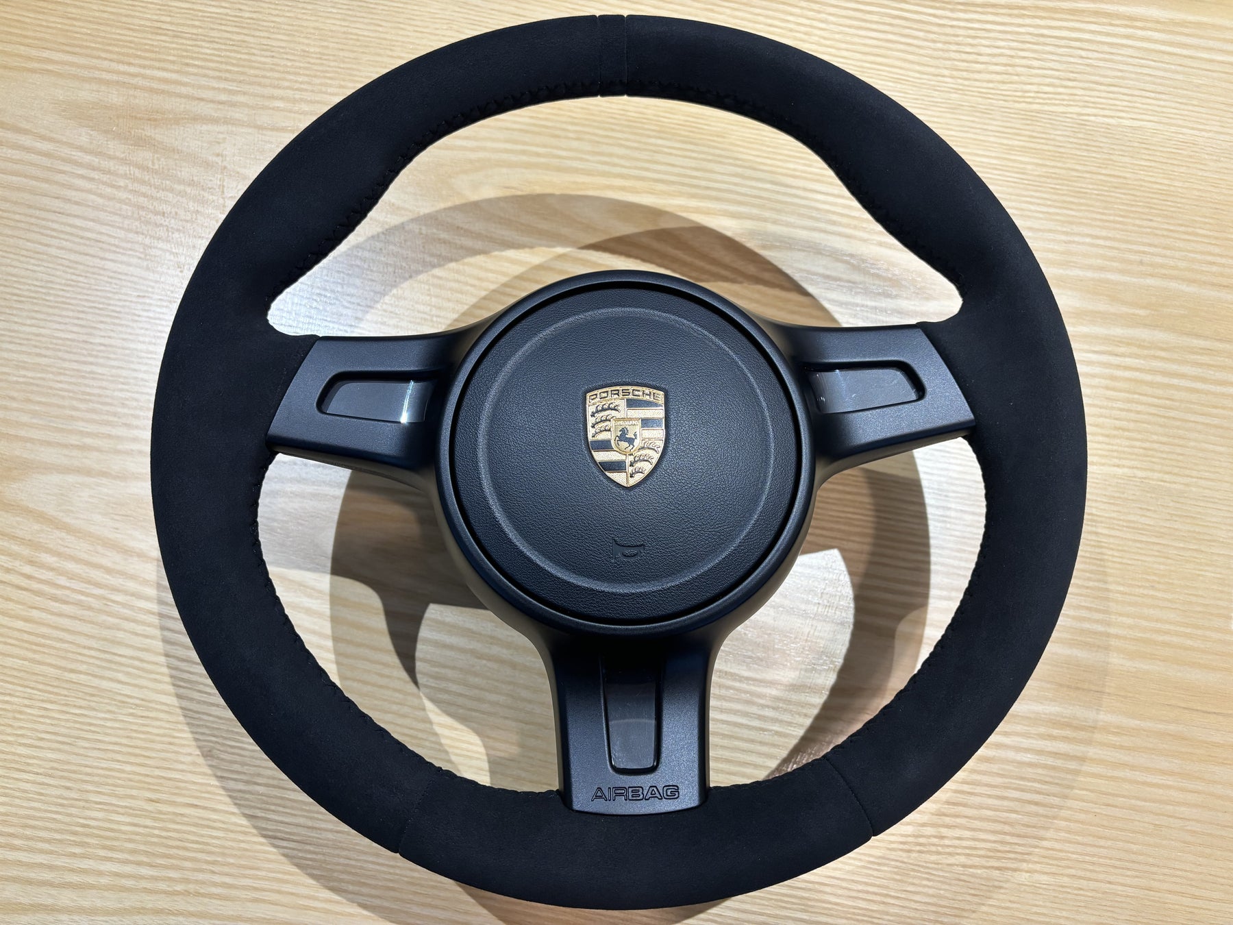 Porsche 911 997 991 Turbo GT2 GT3 RS SPEEDSTER Alcantara Steering Wheel Manual