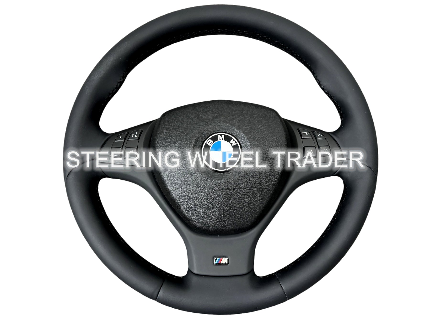 BMW E70 X5 X5M E71 X6 X6M Black Leather M-Sport Steering Wheel Manual