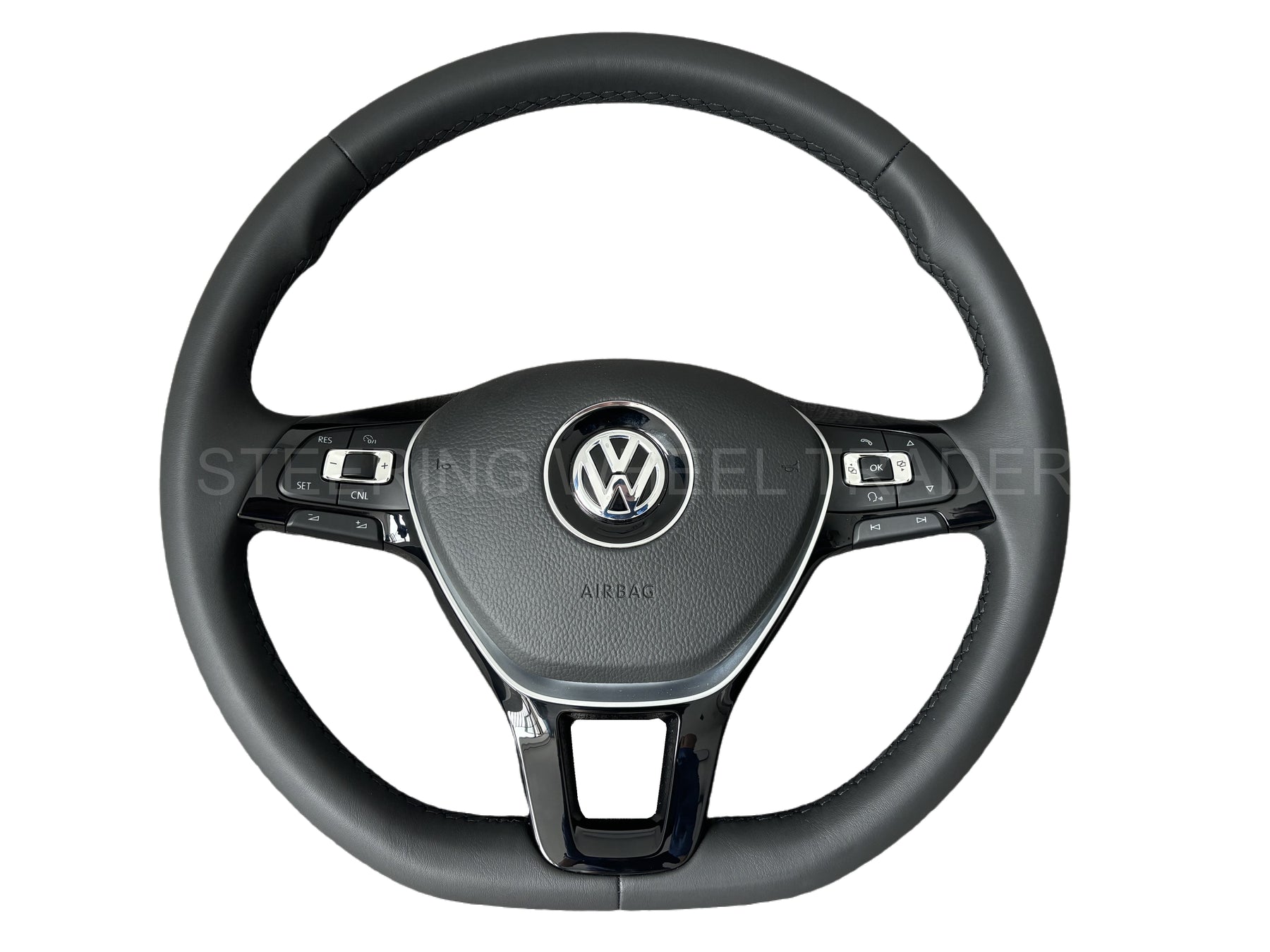 VW GOLF JETTA POLO TOUAN T-ROC PASSAT Flat Bottom Steering Wheel Cruise Control