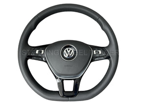 VW GOLF JETTA POLO TOUAN T-ROC PASSAT Flat Bottom Steering Wheel Cruise Control