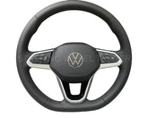 VW POLO CADDY TIGUAN T-ROC T7 GOLF TOURAN JETTA Leather Steering Wheel Manual