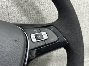 VW Transporter T5.1 T6 Multivan Amarok Caddy Multifunction Alcantara Steering Wheel Manual