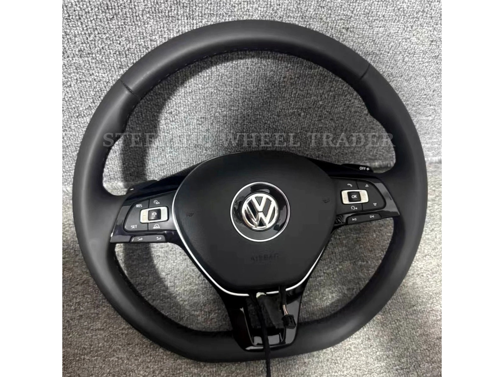 VW Tiguan MK2 GOLF MK7 TOURAN MK2 Steering Wheel With Paddle ACC MOD Flat Bottom