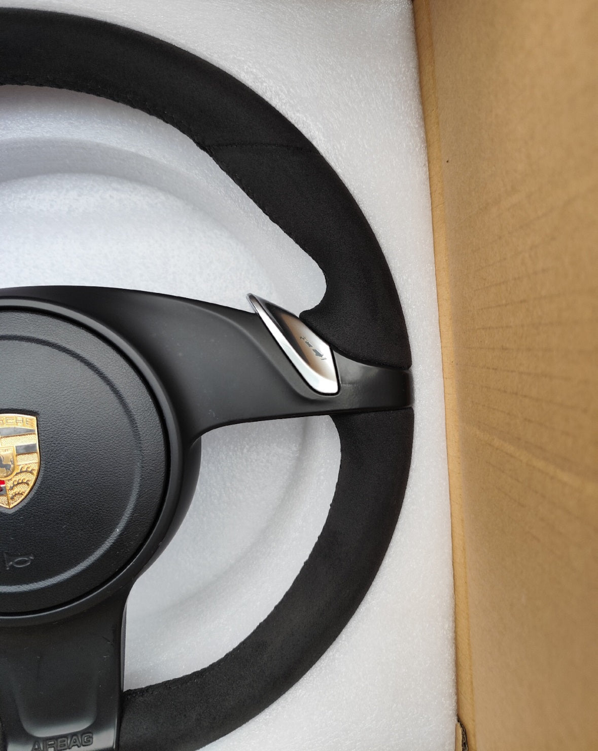 Porsche 911 997 991 981 987 Panamera Cayenne PDK Steering Wheel Alcantara NEW