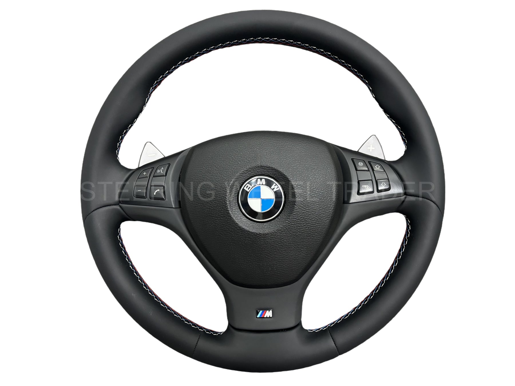 BMW E70 X5M E71 X6M Leather M Steering Wheel DCT Paddle Shifter Refurbished New