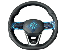 VW POLO CADDY TIGUAN TROC T7 GOLF TouchScreen Flat Bottom Steering Wheel Heated