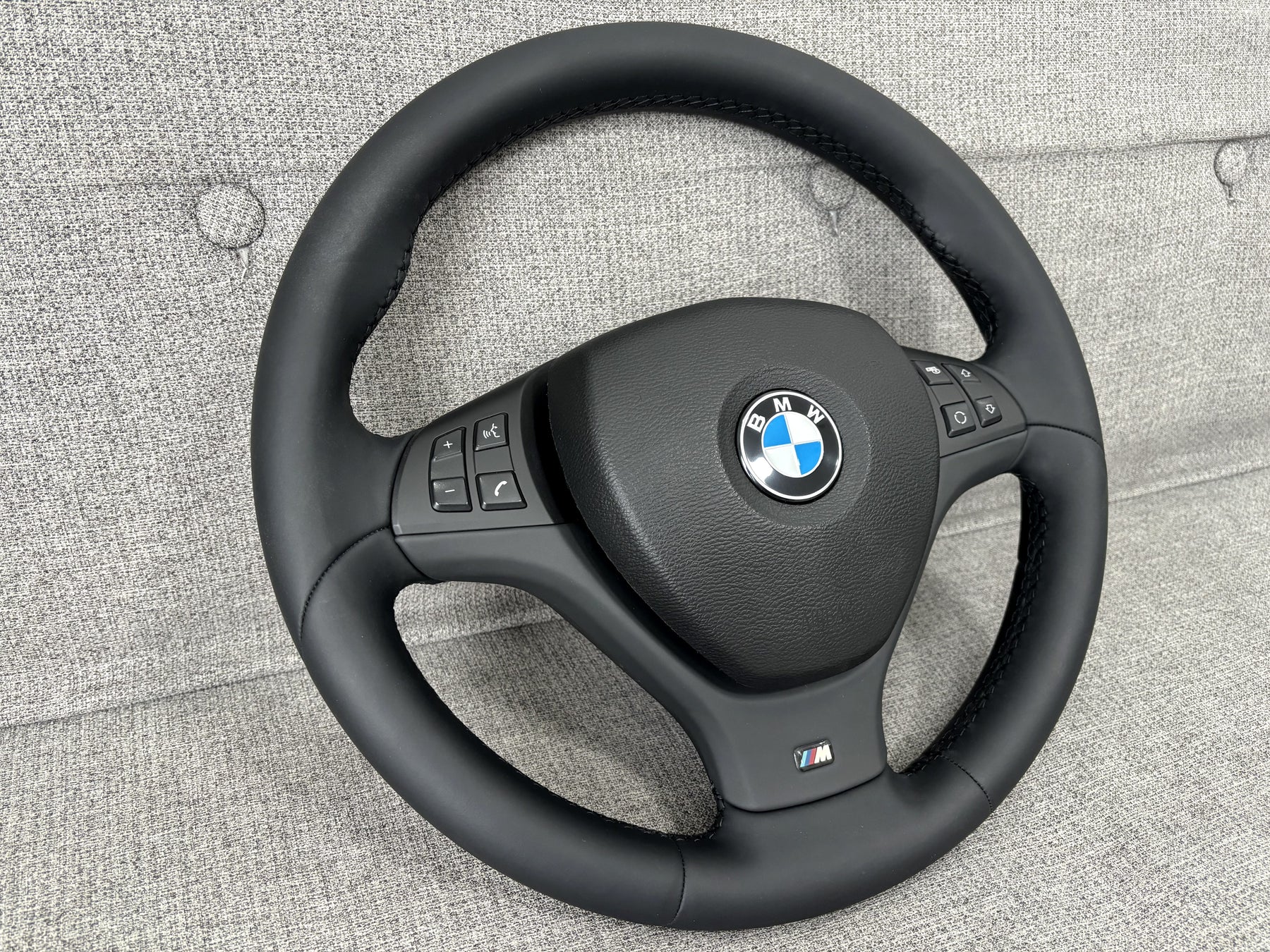 BMW E70 X5 X5M E71 X6 X6M Black Leather M-Sport Steering Wheel Manual