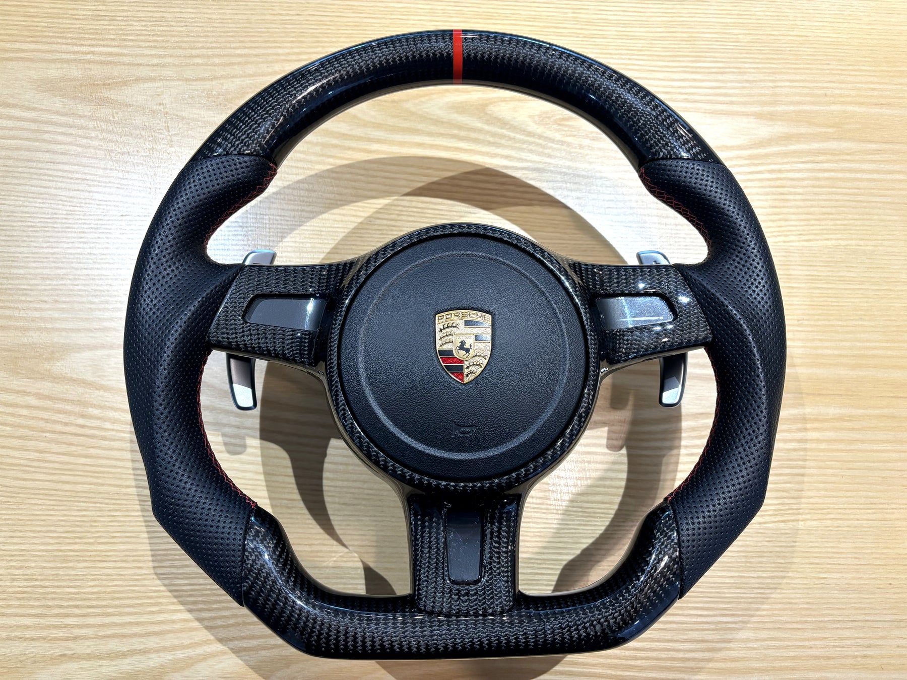 Porsche 911 997 991 Turbo GT 981 987 Panamera Cayenn Carbon Fiber Steering Wheel
