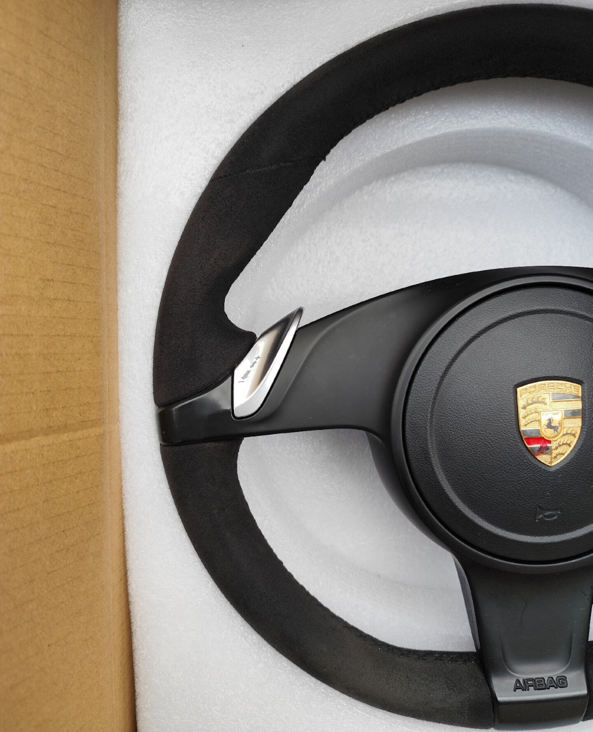 Porsche 911 997 991 981 987 Panamera Cayenne PDK Steering Wheel Alcantara NEW