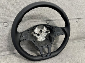VW GOLF MK7 TRANSPORTER T6 MULITVAN AMAROK PASSAT BLACK LEATHER STEERING WHEEL