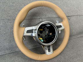 Porsche 911 997 991 Turbo GT 981 987 Panamera Cayenne Sport Steering Wheel Beige