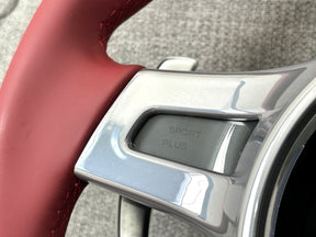 Porsche 911 997 991 TurboS GT 981 987 Panamera Cayenne Sport Steering Wheel Red
