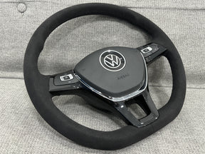 VW Transporter T5.1 T6 Multivan Amarok Caddy Multifunction Alcantara Steering Wheel Manual