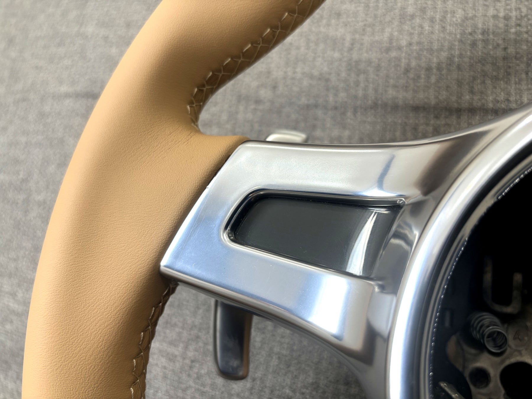 Porsche 911 997 991 Turbo GT 981 987 Panamera Cayenne Sport Steering Wheel Beige