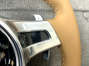 Porsche 911 997 991 Turbo GT 981 987 Panamera Cayenne Sport Steering Wheel Beige