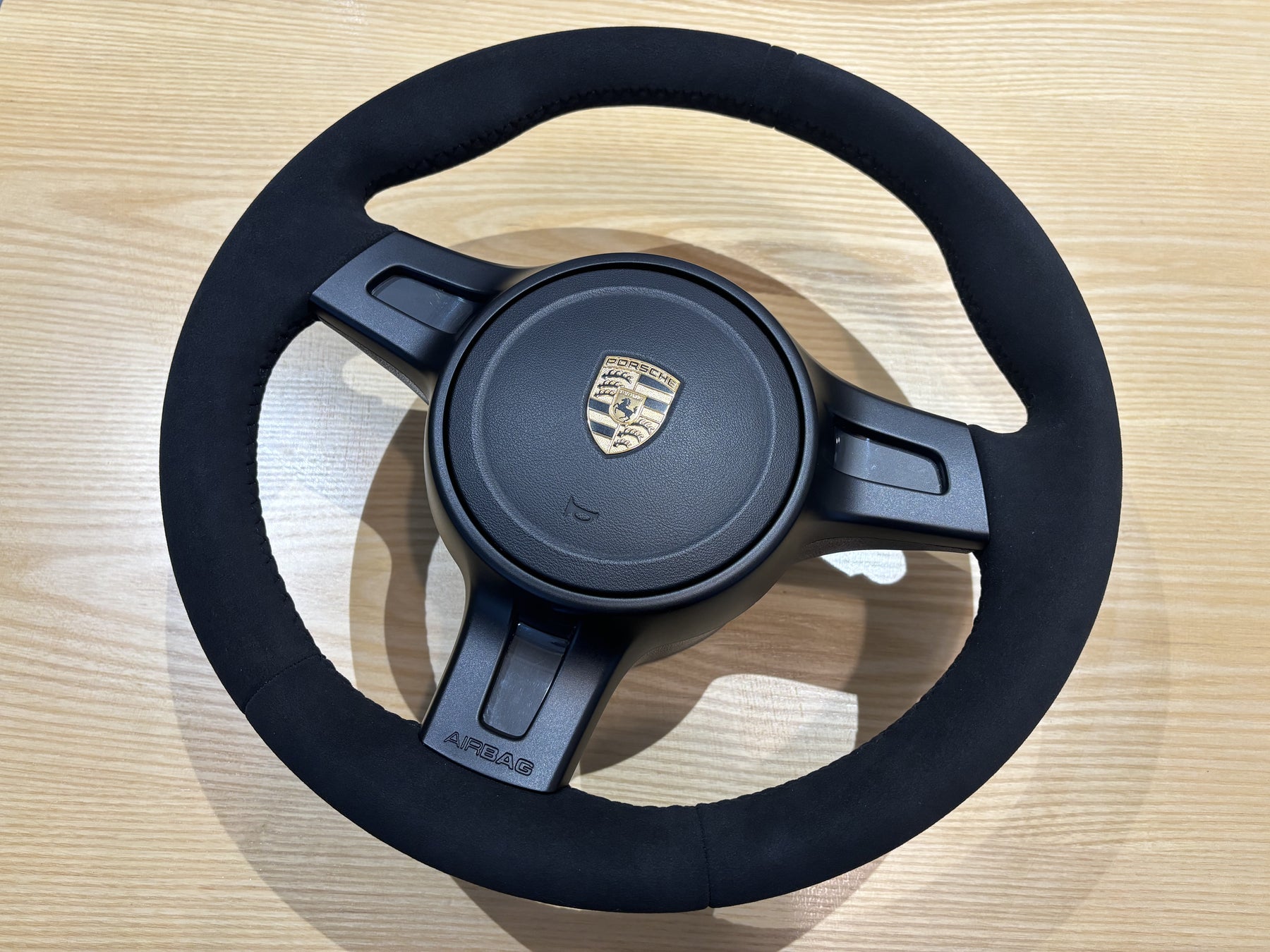 Porsche 911 997 991 Turbo GT2 GT3 RS SPEEDSTER Alcantara Steering Wheel Manual