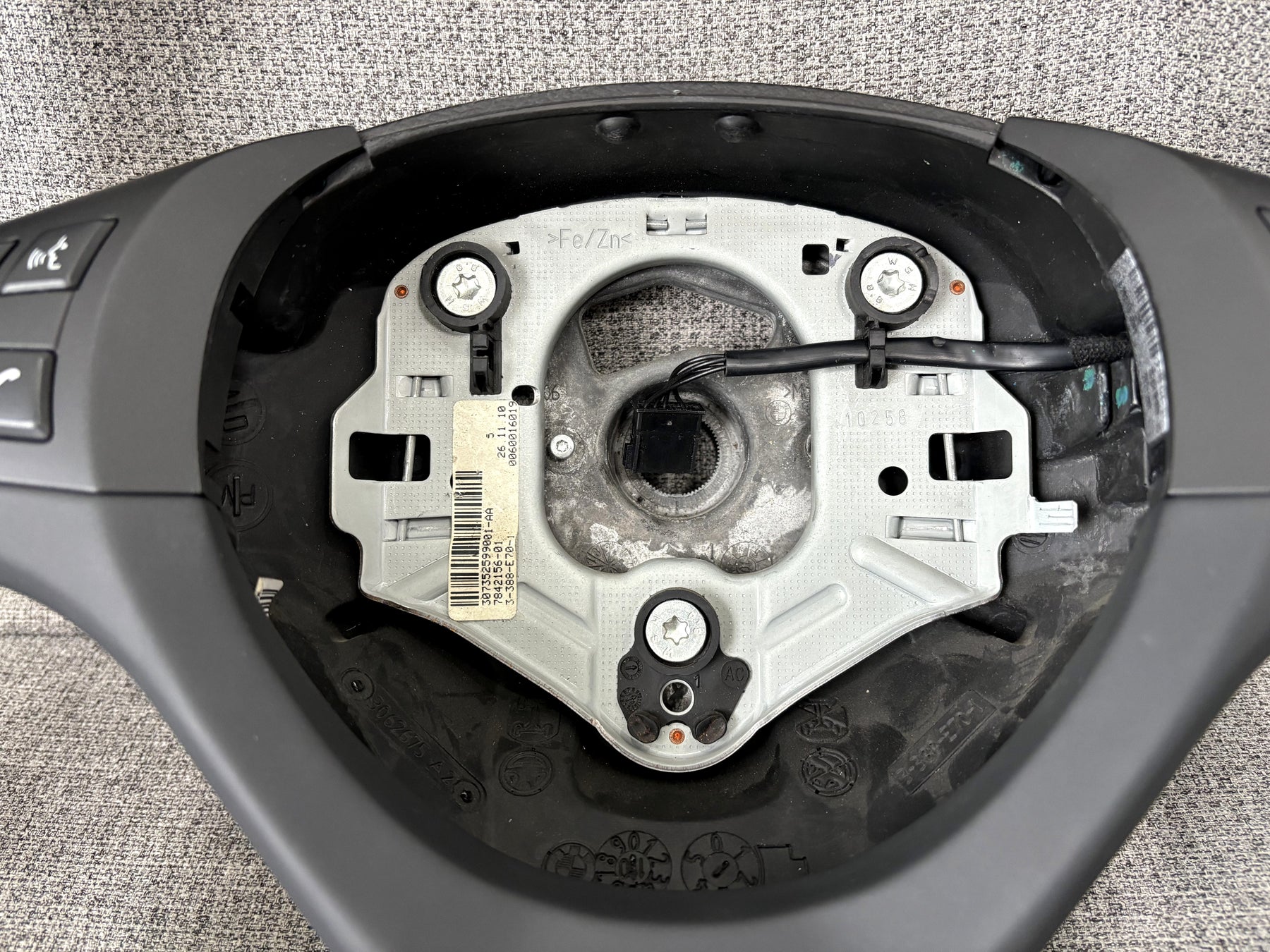 BMW E70 X5 X5M E71 X6 X6M Black Leather M-Sport Steering Wheel Manual