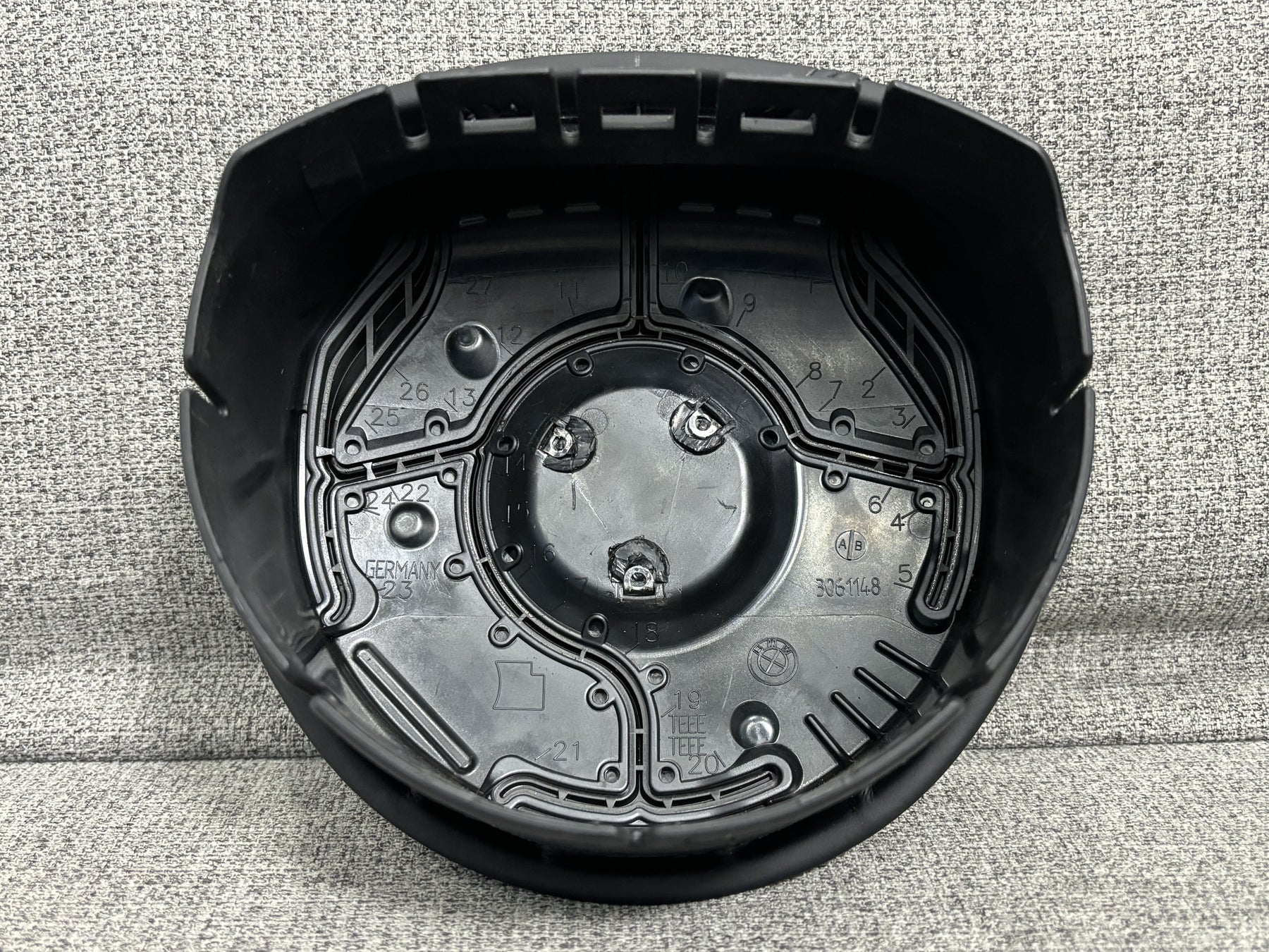 BMW E90 E92 E93 M3 Airbag Leather Cover