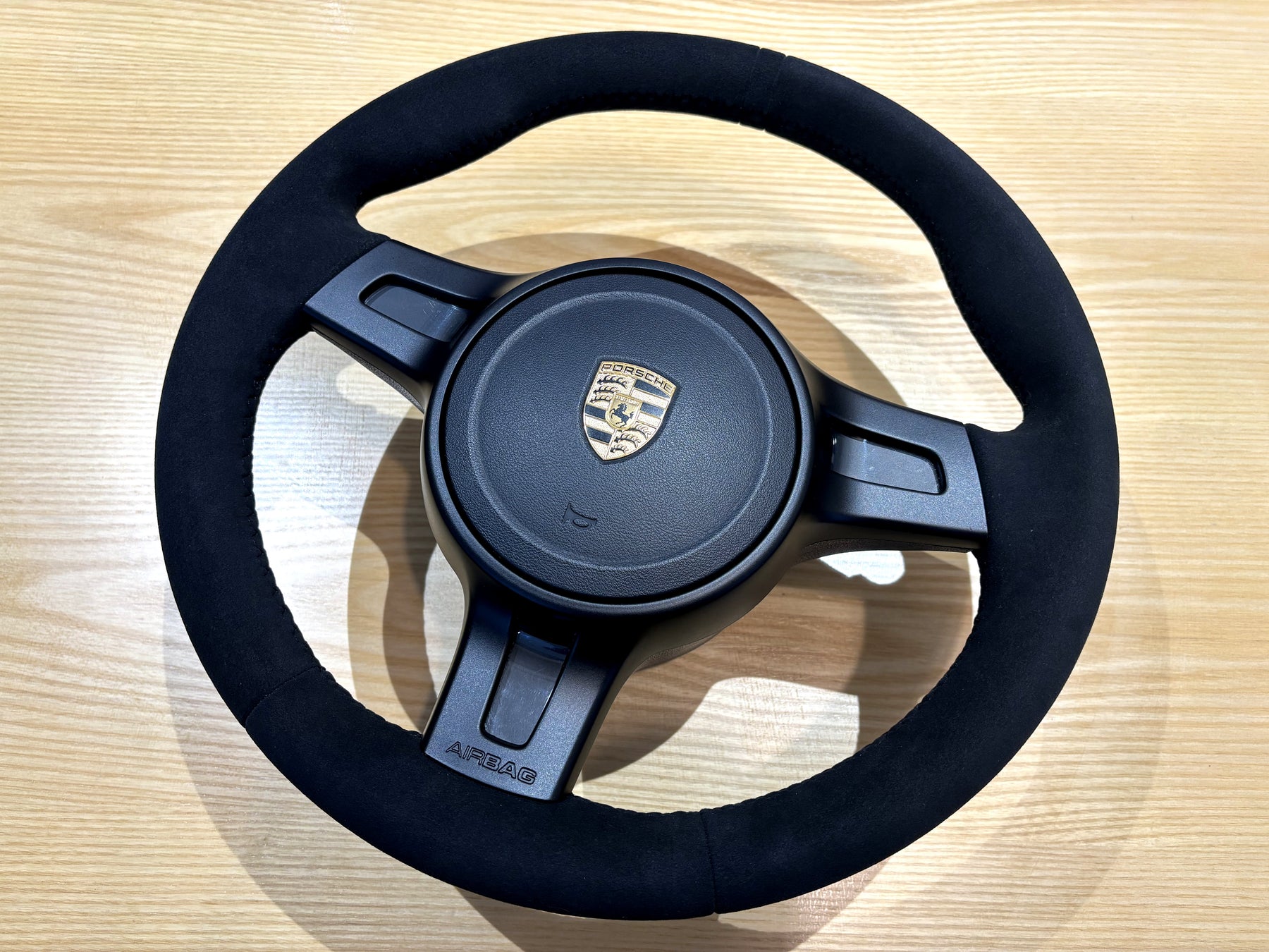 Porsche 911 997 991 Turbo GT2 GT3 RS SPEEDSTER Alcantara Steering Wheel Manual