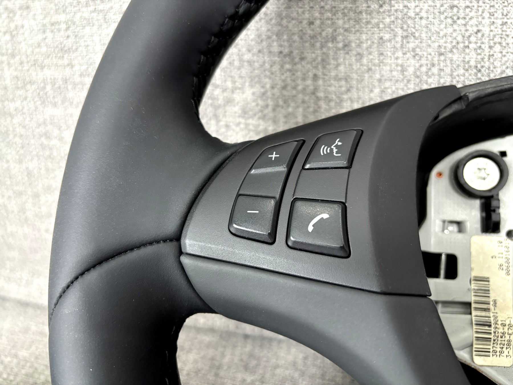 BMW E70 X5 X5M E71 X6 X6M Black Leather M-Sport Steering Wheel Manual