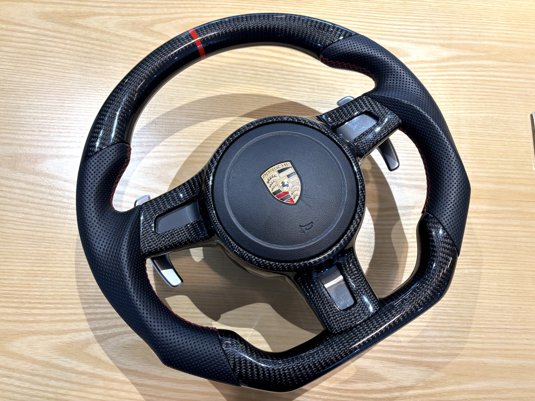 Porsche 911 997 991 Turbo GT 981 987 Panamera Cayenn Carbon Fiber Steering Wheel