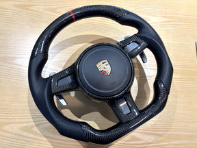 Porsche 911 997 991 Turbo GT 981 987 Panamera Cayenn Carbon Fiber Steering Wheel