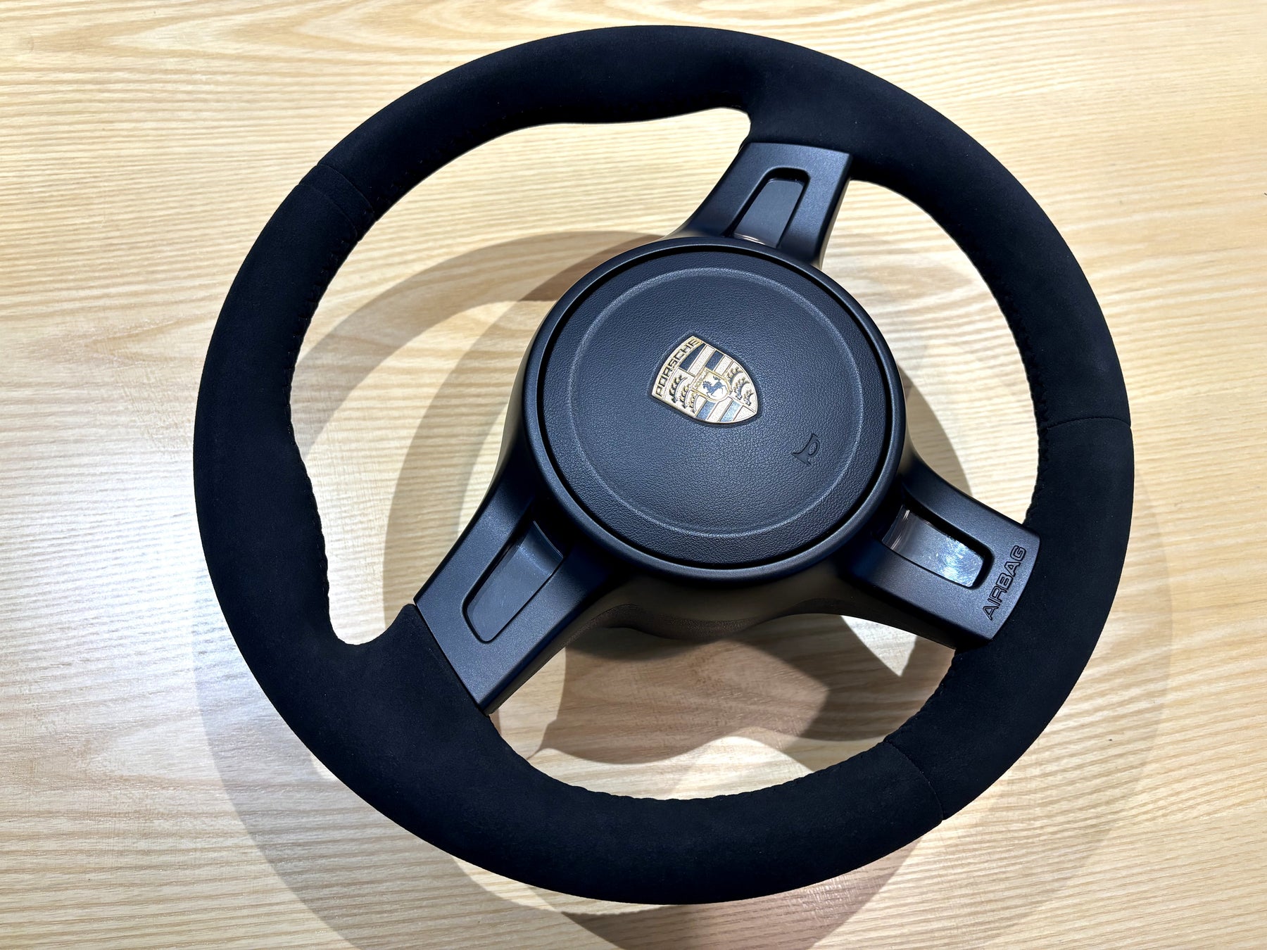 Porsche 911 997 991 Turbo GT2 GT3 RS SPEEDSTER Alcantara Steering Wheel Manual