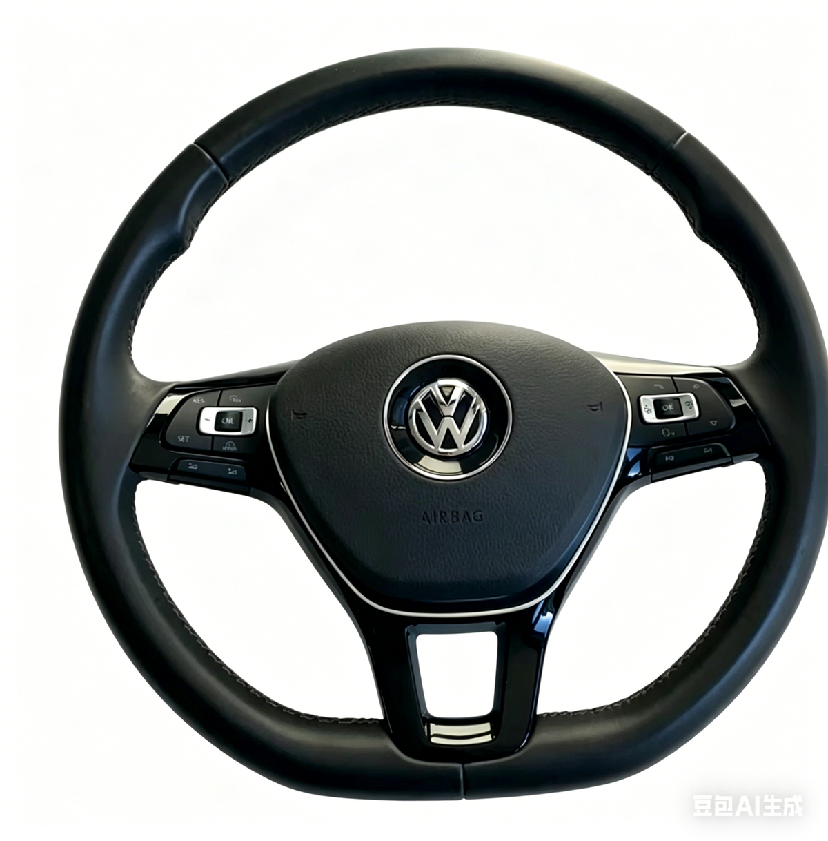 VW Caddy MK4 Steering Wheel Cruise Control CNL MODE Leather Flat Bottom