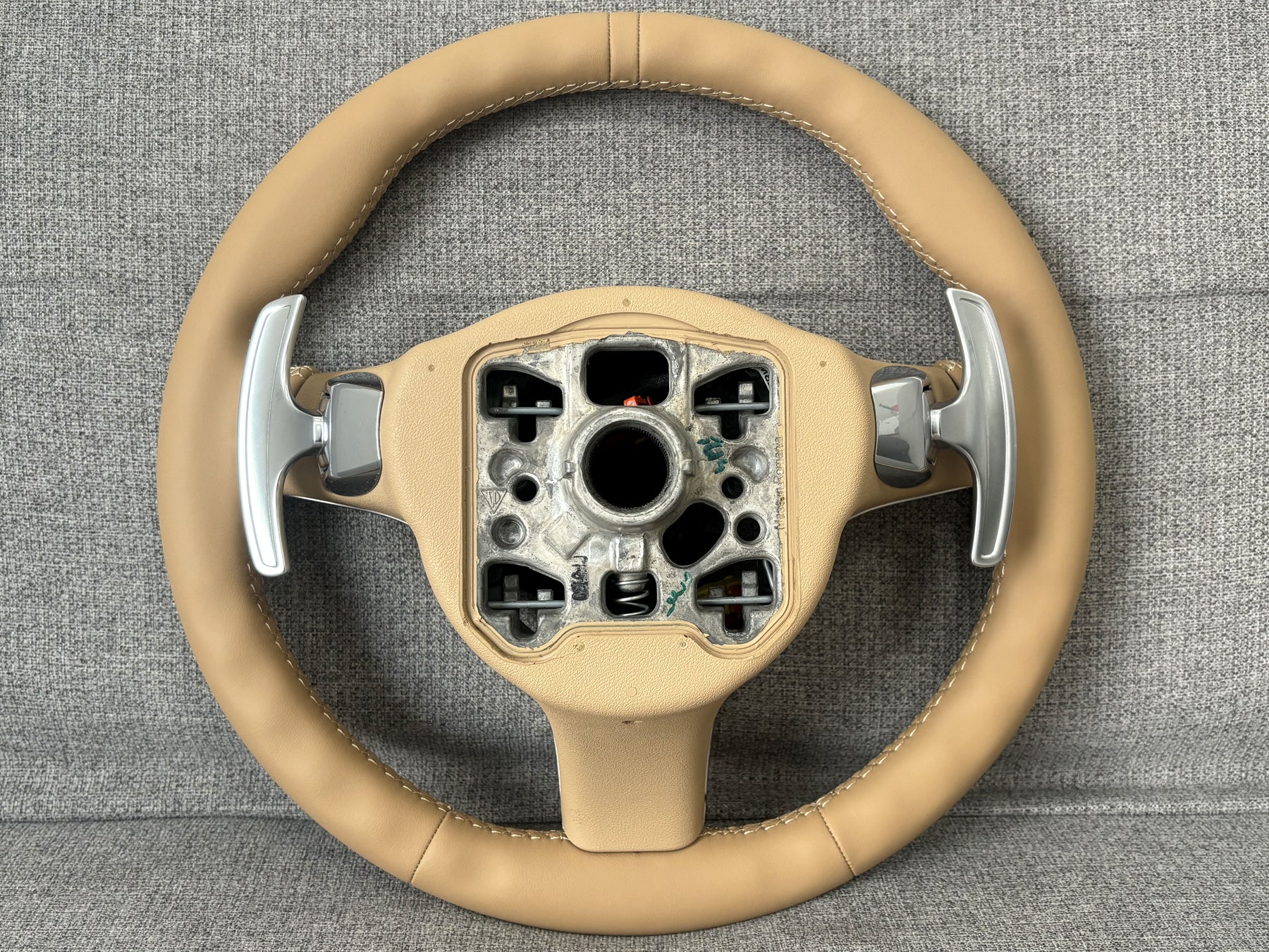 Porsche 911 997 991 Turbo GT 981 987 Panamera Cayenne Sport Steering Wheel Beige