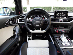 Audi A4 RS4 A5 RS5 A6 RS6 A7 RS7 SQ5 Q7 Steering Wheel Airbag Leather