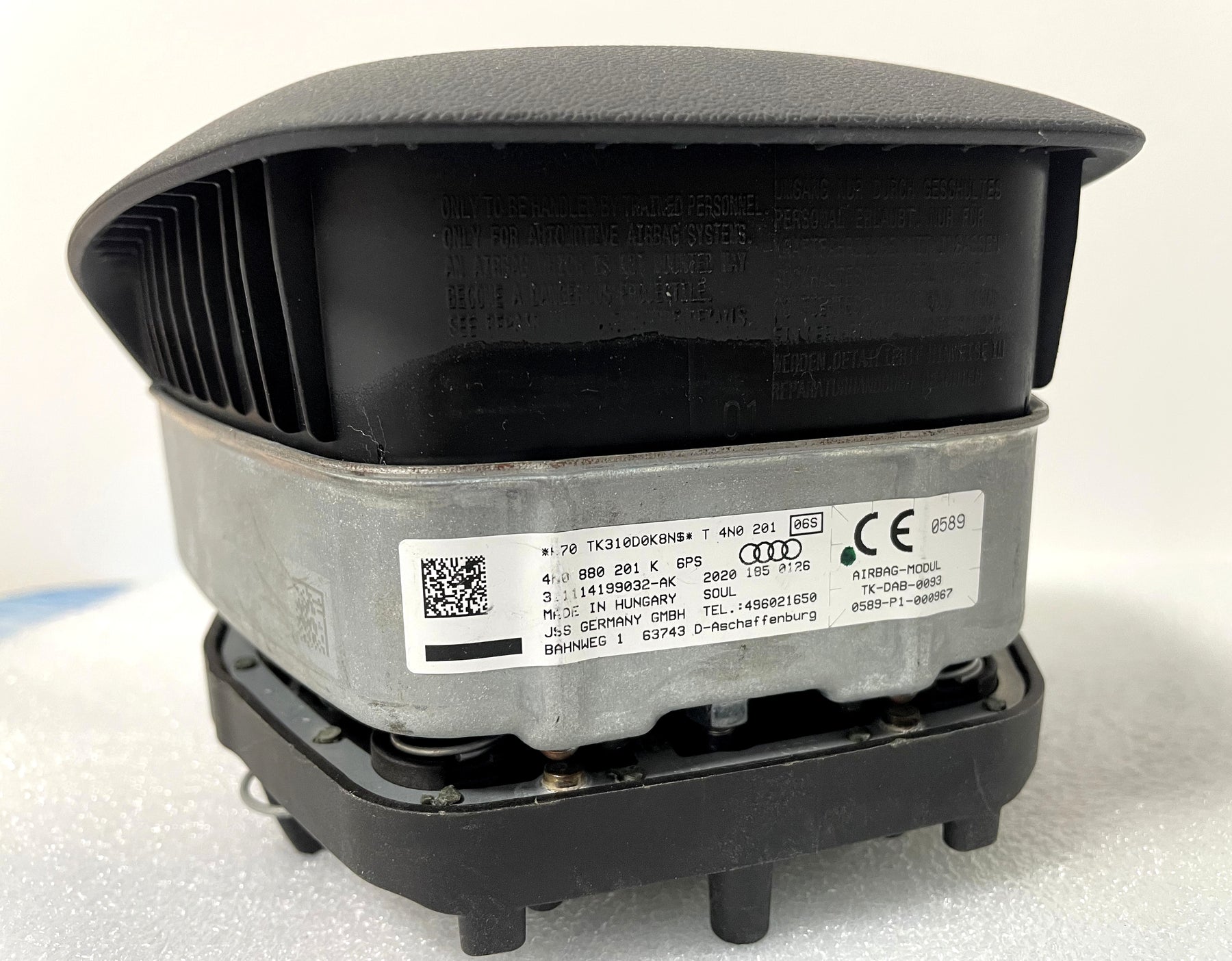 Audi A6 C8 A7 4K8 A8 D5 Q6 Steering Wheel Airbag Safety Part 4N0 Original