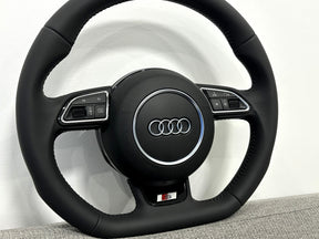 Audi A4 S4 B8 A5 S5 8T 8F A6 C7 A7 A8 S-Line Flat Bottom Steering Wheel Manual