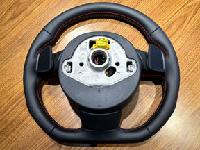 Audi A6 C7 A7 A8 S6 S7 S8 RS6 A4 A5 Q5 Leather Flat Bottom S Line Steering Wheel