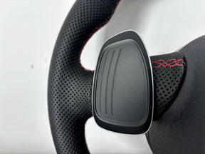 Audi RS6 RS7 C7 4G Flat Bottom Perforated Steering Wheel Leather With DSG Paddle