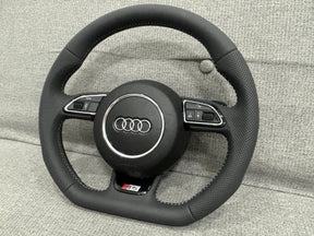 Audi S5 Flat Bottom S-Line Multifunction Steering Wheel With Paddles S5 A5 8T 8F