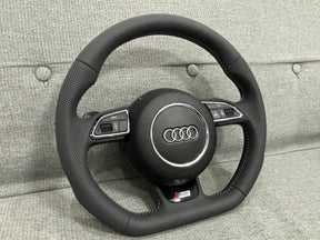 Audi S5 Flat Bottom S-Line Multifunction Steering Wheel With Paddles S5 A5 8T 8F
