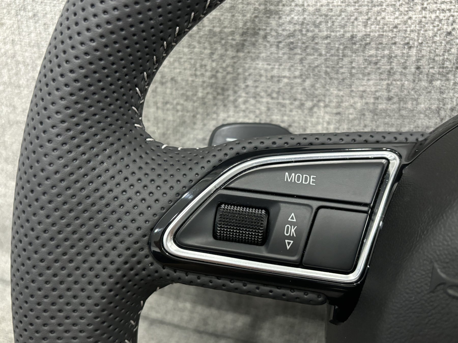 Audi S5 Flat Bottom S-Line Multifunction Steering Wheel With Paddles S5 A5 8T 8F