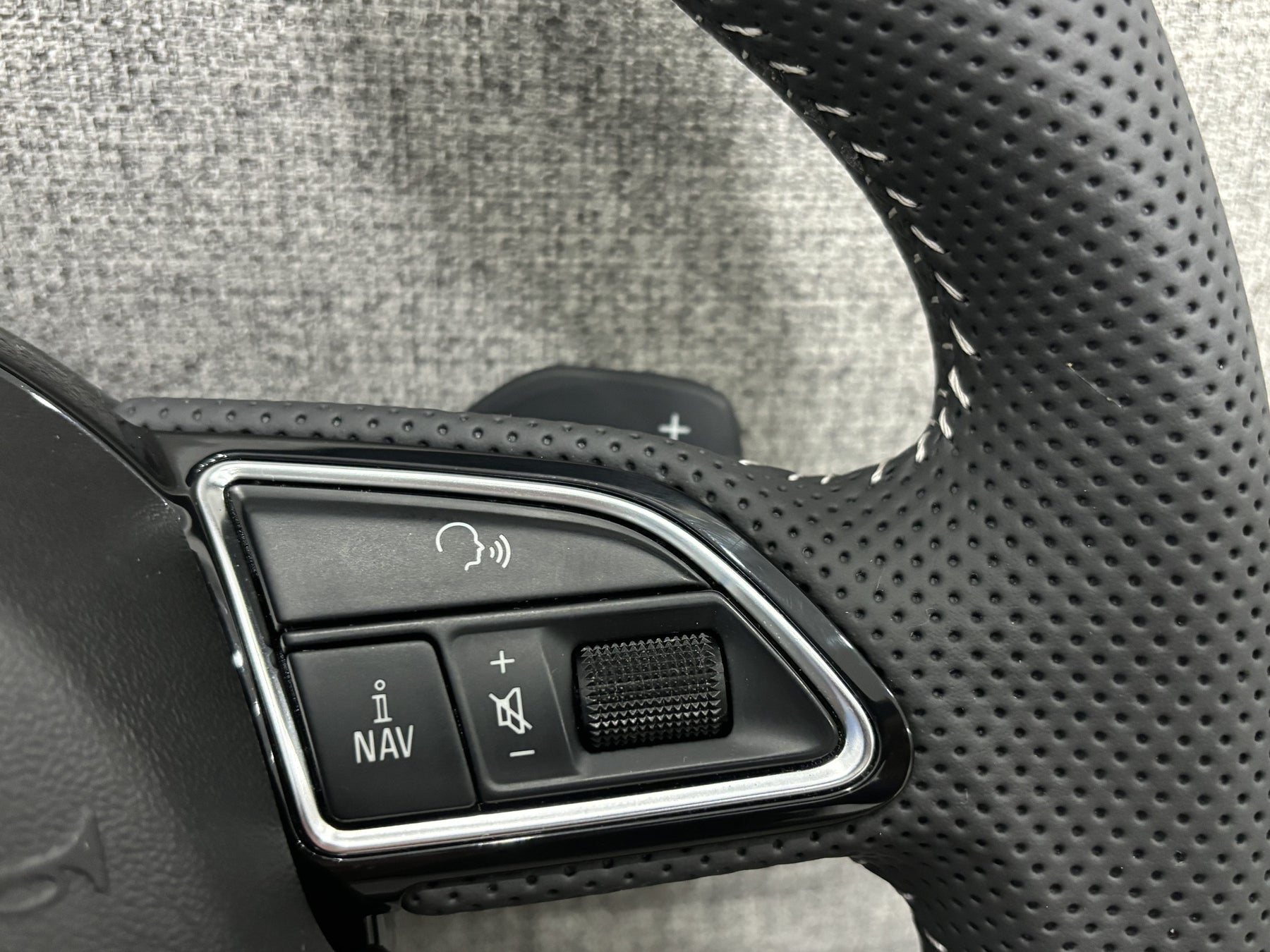 Audi S5 Flat Bottom S-Line Multifunction Steering Wheel With Paddles S5 A5 8T 8F