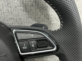 Audi S5 Flat Bottom S-Line Multifunction Steering Wheel With Paddles S5 A5 8T 8F