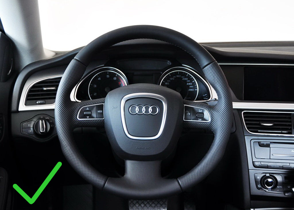 Audi S5 Leather Flat Bottom S Line Steering Wheel S5 A5 8T 8F