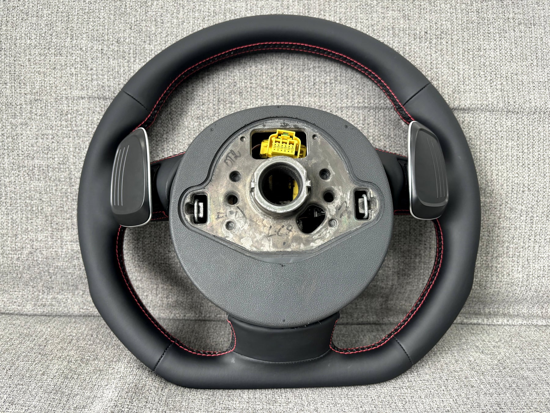 Audi SQ5 Leather Flat Bottom S Line Steering Wheel With DSG Paddles Q5 SQ5