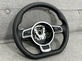 Audi TT TTS A3 S3 RS3 A6 S6 RS6 S4 S5 R8 Flat Bottom Steering Wheel *Genuine New