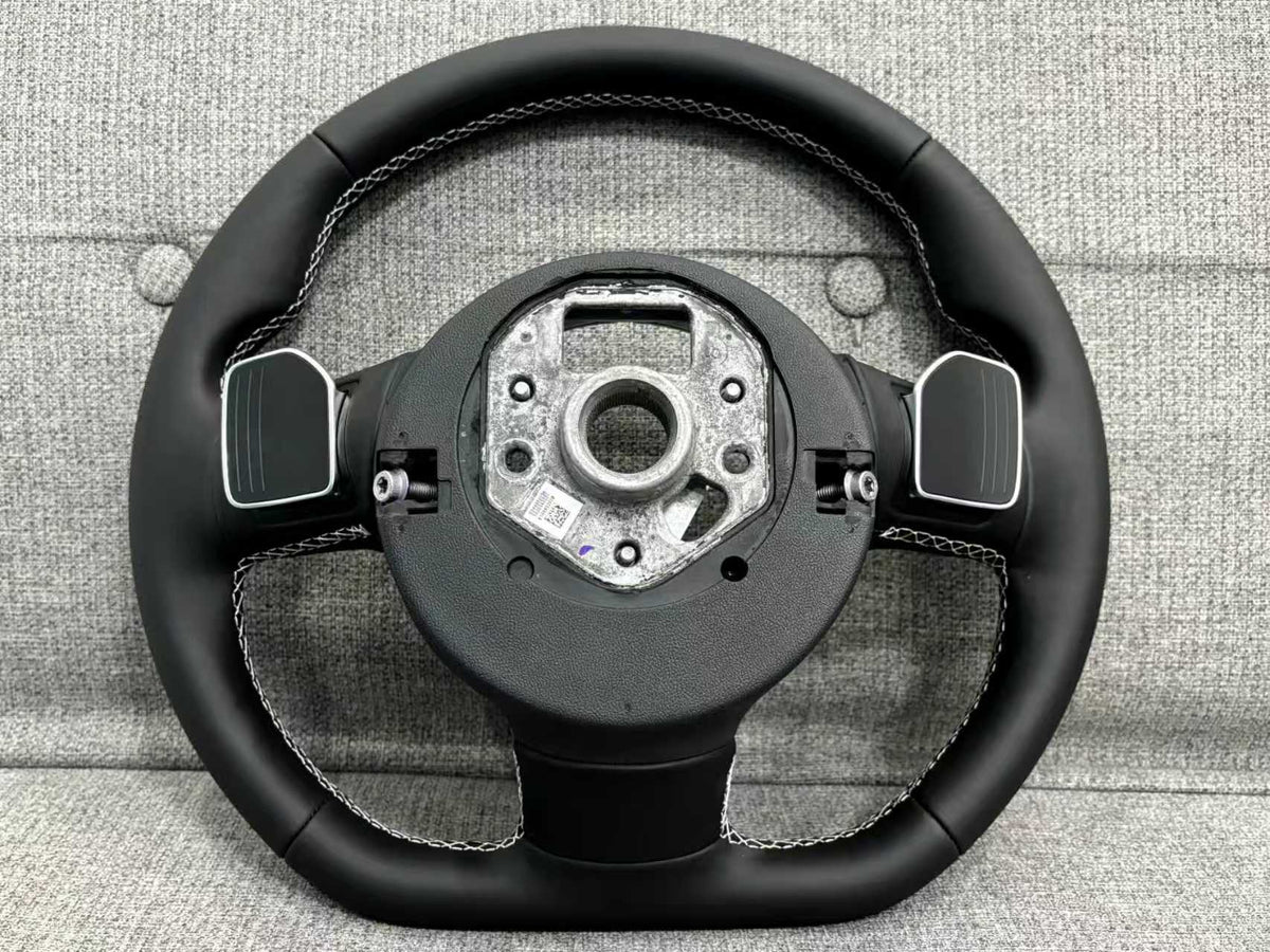 Audi TT TTS A3 S3 RS3 A6 S6 RS6 S4 S5 R8 Flat Bottom Steering Wheel *Genuine New